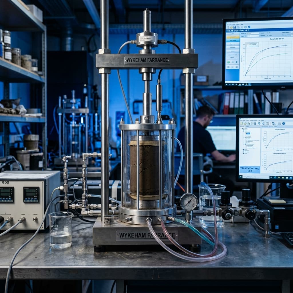 Geotechnical Testing Laboratory Setup Guide Cover Setup Diagram